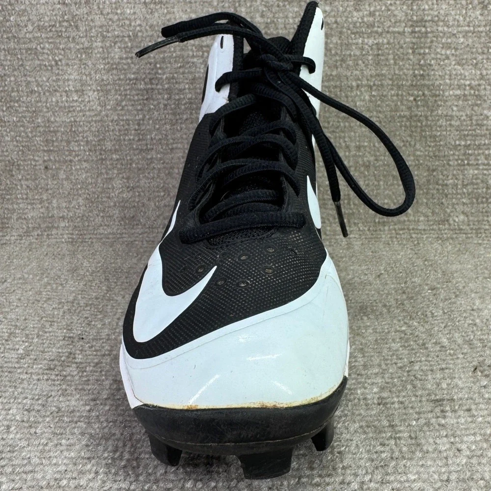 Nike Huarache 2K Filth Keystone Kids 5.5Y Black White Baseball Cleats 923434-011